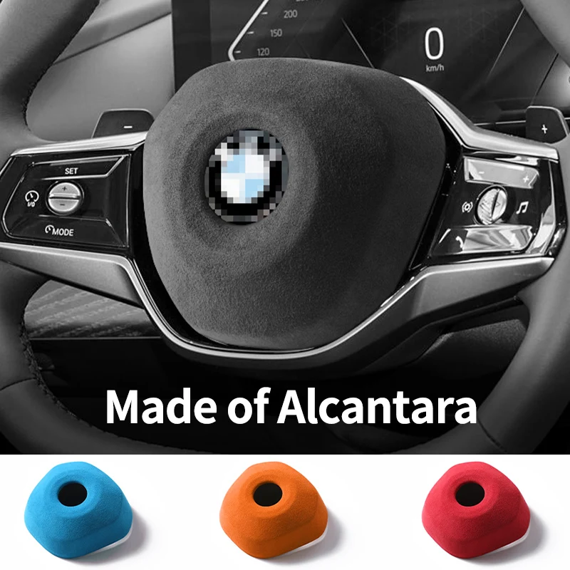 

For BMW5 Series l5 G60 (2023-) X3 G45 (2025-) Steering Wheel Panel Cover Boot Car Interior Accessories Made of Alcantara Style A