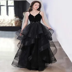 Hot sale No.19 evening dress for women 2024 new style temperament lady dress high-end party toast dress