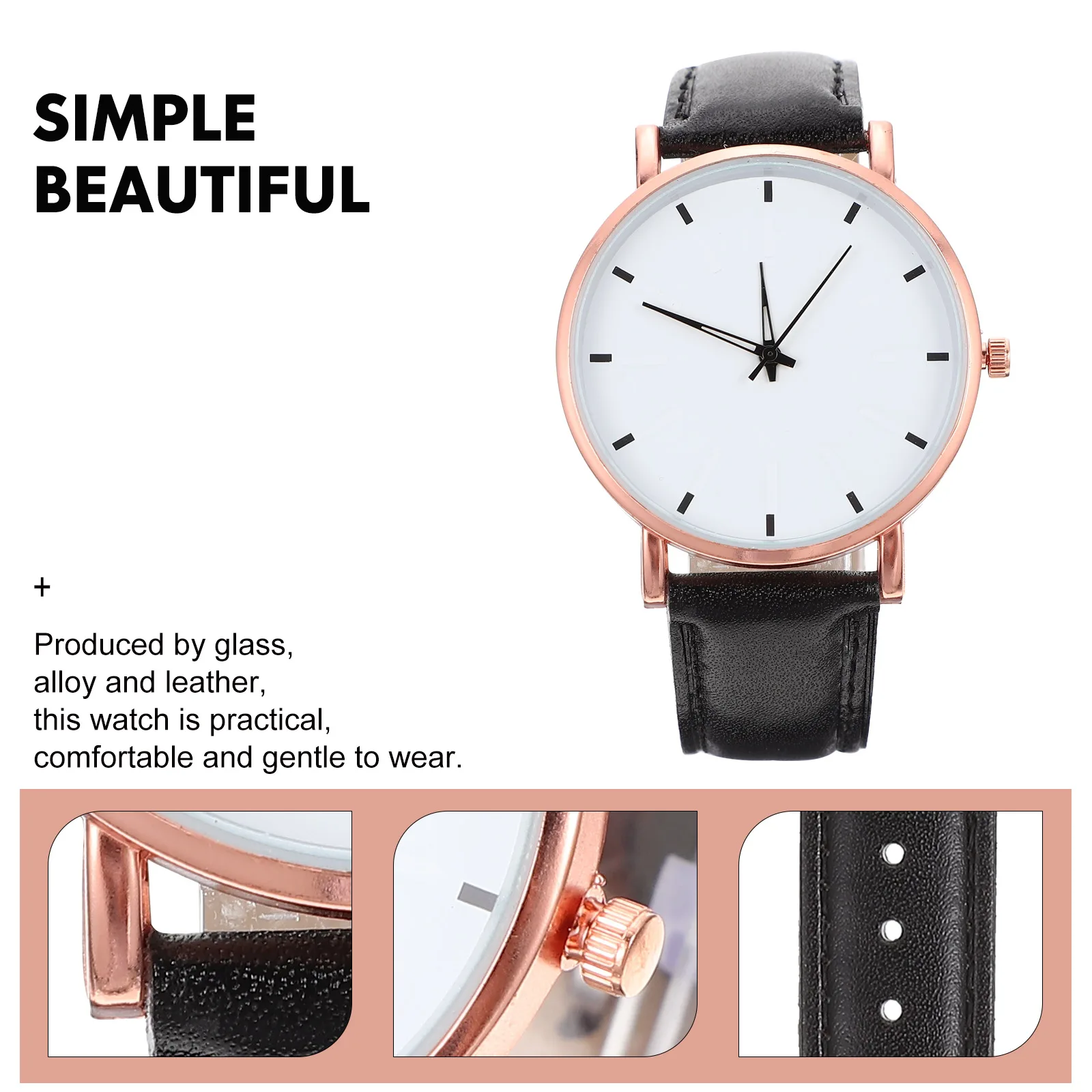 

Casual Wrist Watch Quartz Business Watches for Men Male Wristwatch and Women Thin