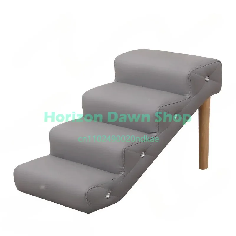 Pet dog Brick stairs Ladder Foldable sponge steps Go to bed Ladder Senior dog Up and down non-slip stairs