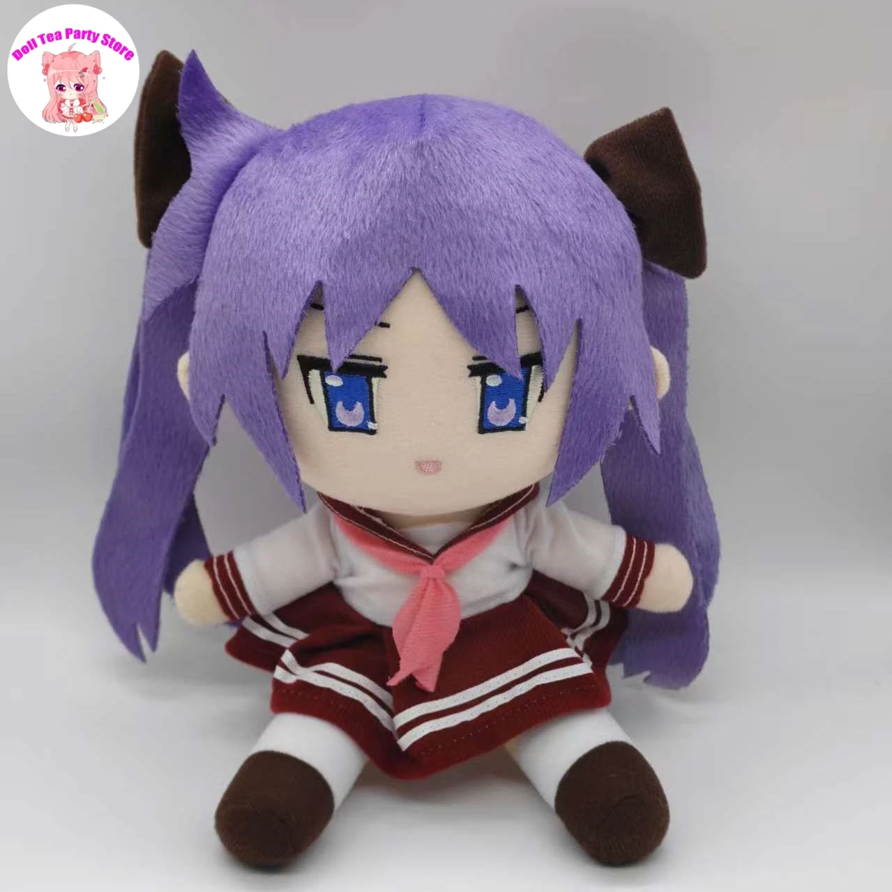 

Hiiragi Kagami Doujin Fumo Plush Stuffed Sitting Posture Cotton Doll Cosplay Gift Anime Toys 20CM Cute Sitting Posture Pillow