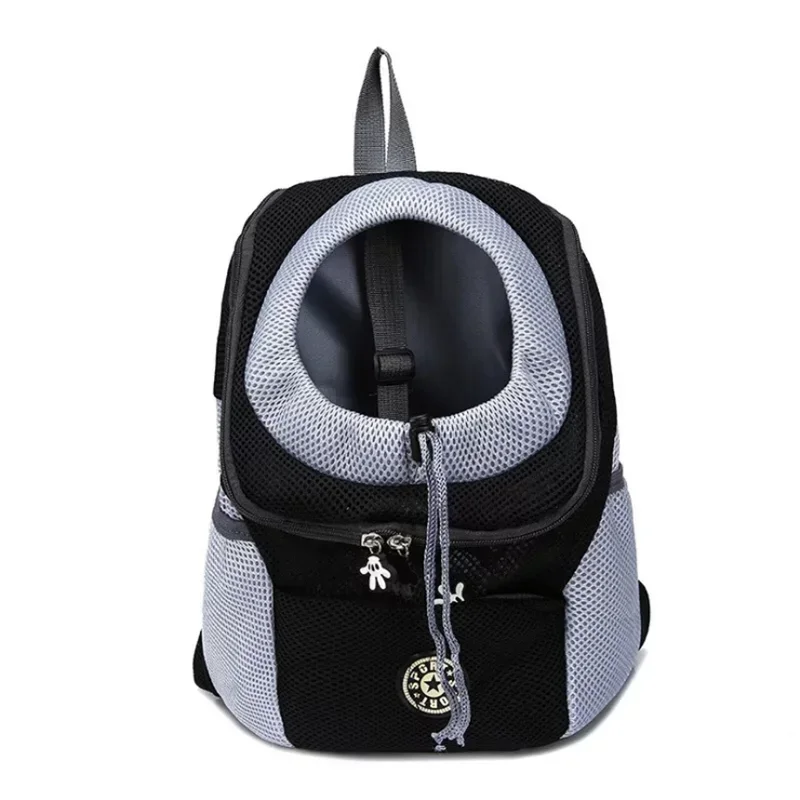 Neuer Hunde-Haustier-Rucksack, Reisetasche, Vorderrucksack, atmungsaktiv, verstellbar, mit reflektierenden Sicherheitsstreifen für Wandern, Outdoor, Katzen