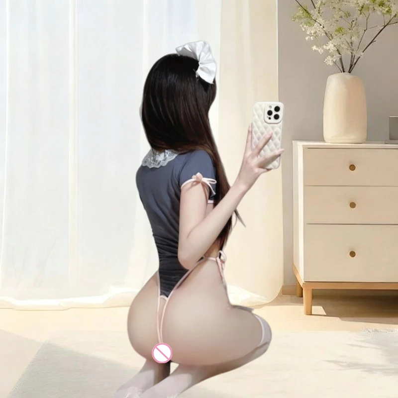 Сексуальное облегающее боди на бретелях, комбинезон, нижнее белье, униформа, соблазнительные подарки на день рождения