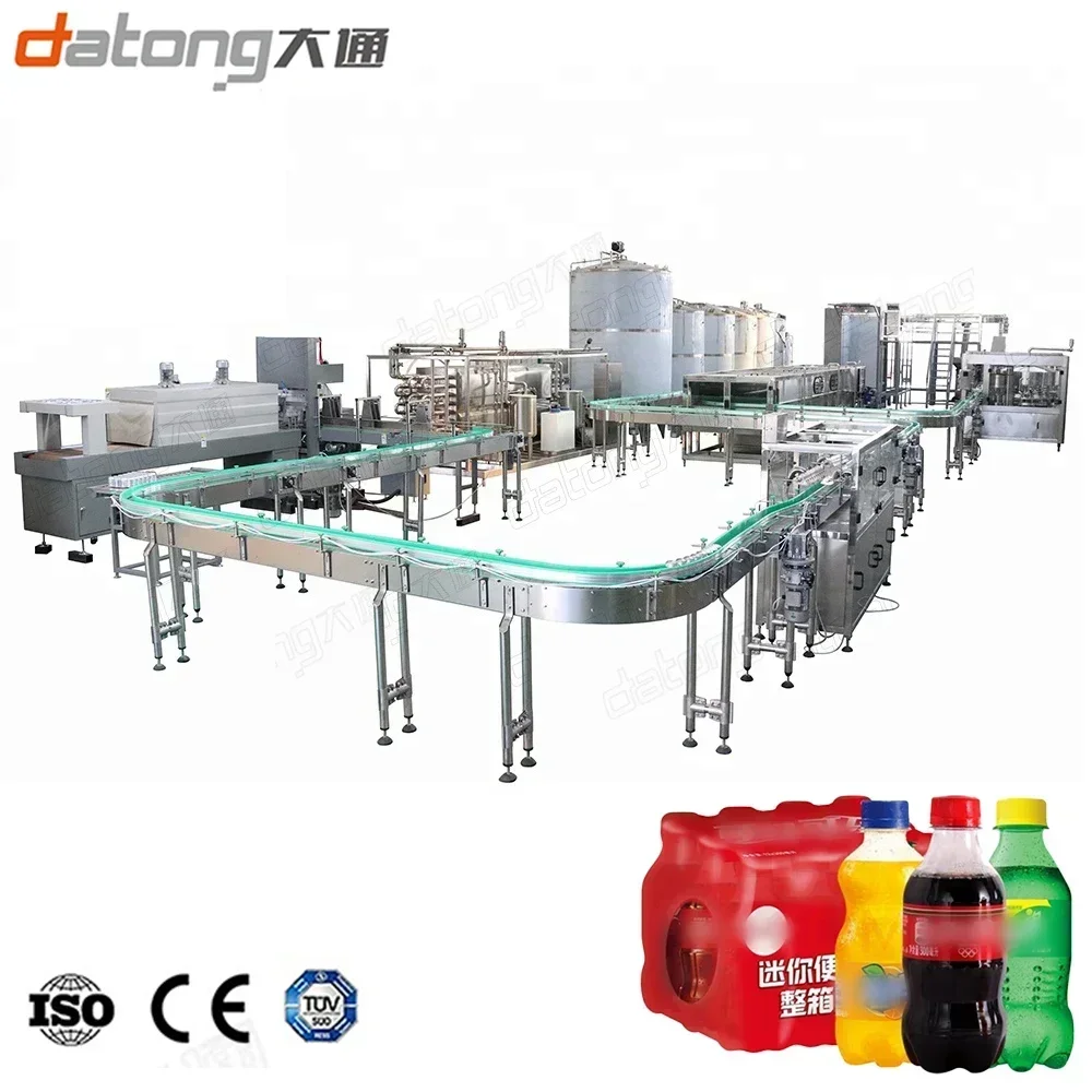 Full Set Complete Energy Carbonated Drinks Filling Production Line