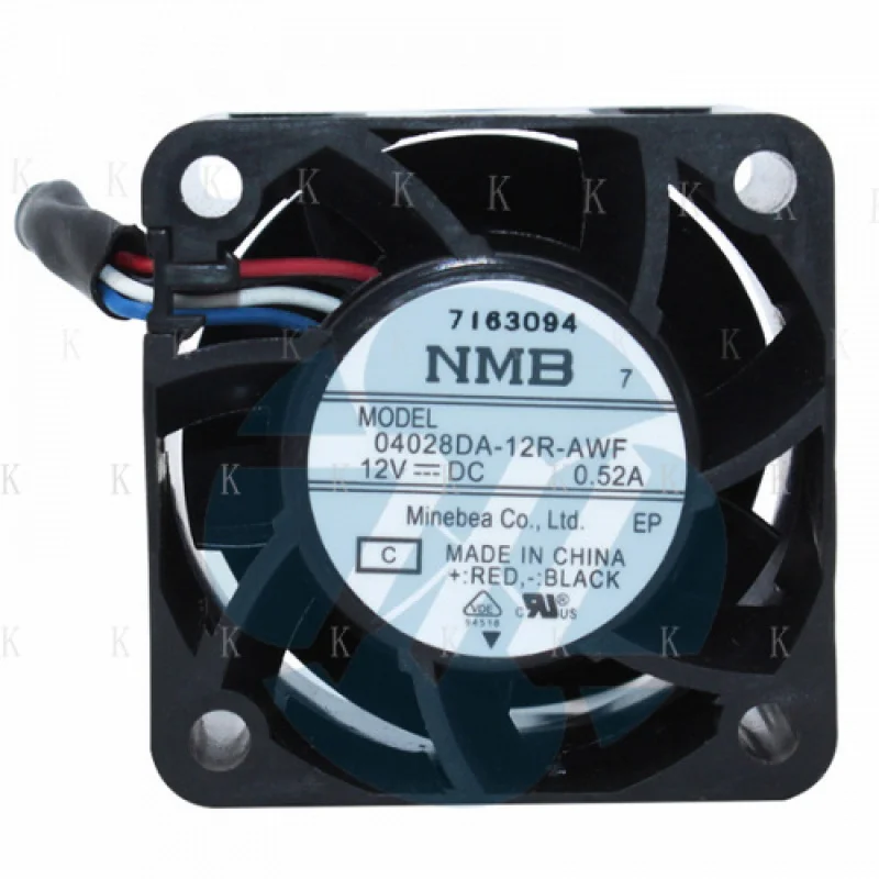 C  FOR  NMB 04028DA-12R-AWF 4028 DC12V 0.52A  4 Cm 4-wire Pwm Speed Regulating Fan