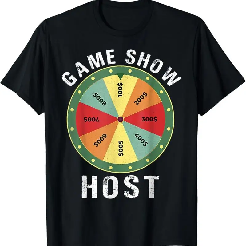 Game Show Host Trivia Board Night Questions Vintage T Shirt