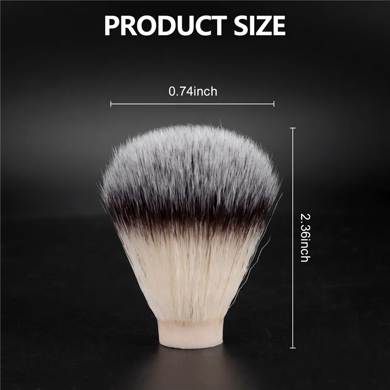 A39M 2 шт. нейлоновая помазок для бритья с узлом для мужчин, салон для удаления волос, стрижка пыли, мужской прибор для чистки бороды на лице