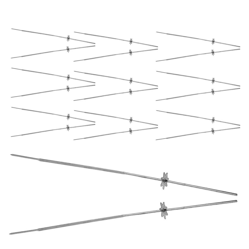 

20 Pcs Flip Barbecue Sign Skewer Stick Camping Skewers Outdoor Cooking Sausage Stainless Steel for Grilling Shish Kebab