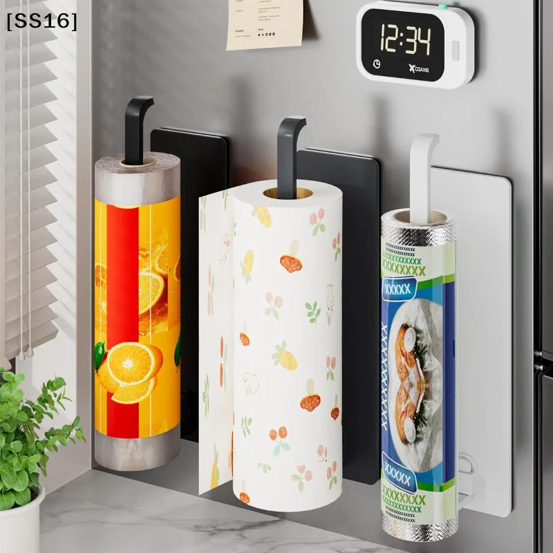 〔SS16〕Kitchen Towel Holder - Hanging Paper Towel Dispenser That Fits Under Cabinets, Designed To Save Space, for Bathrooms, Home