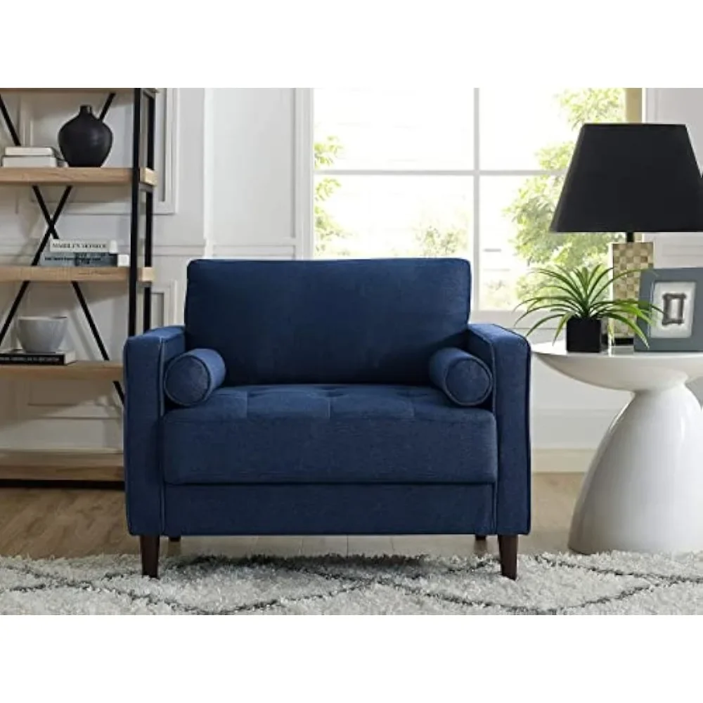 New Lifestyle Solutions Lexington Arm Chair, Navy Blue