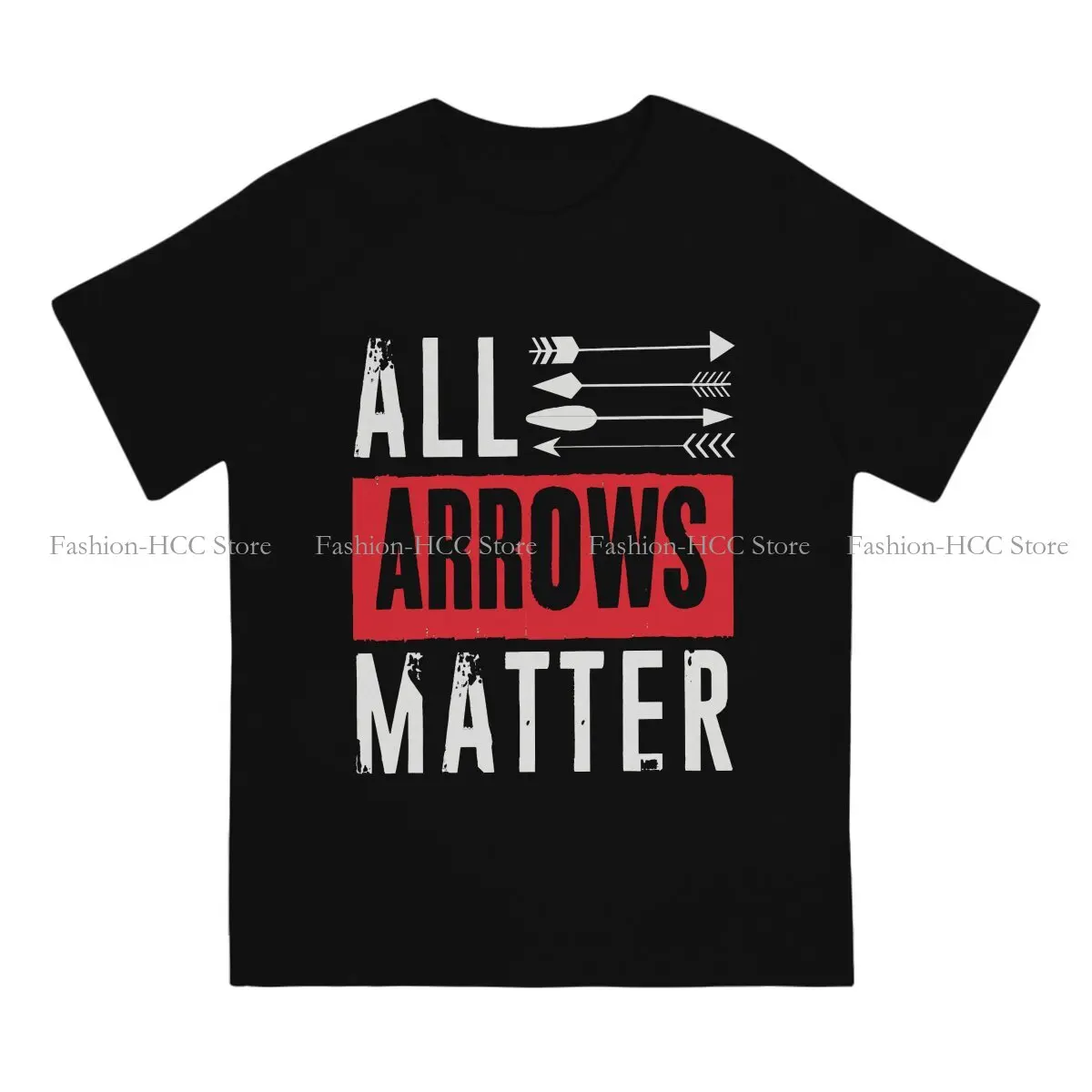 All Arrows Matter Archery Round Collar TShirt Archery Sports Basic Polyester T Shirt Men Clothes Individuality