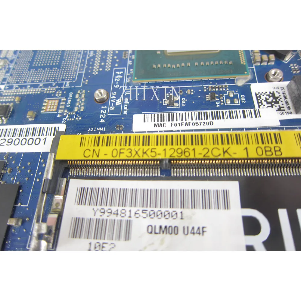 

yourui для ноутбука DELL XPS L421X, материнская плата LA-7841P с процессором SR0XL I5-3337U CN-0F3XK5 0F3XK5 F3XK5, полный тест материнской платы