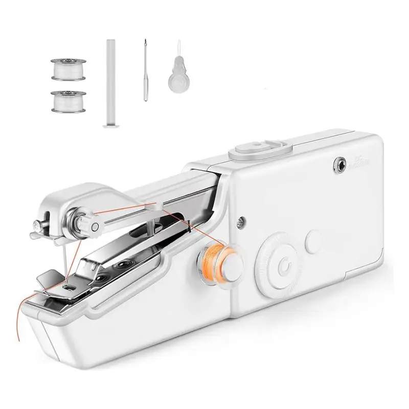 

A21Q -Portable Handheld Sewing Machine Practical Sewing Tool,Mini Handheld Sewing Machine For Quick Stitching,US Plug