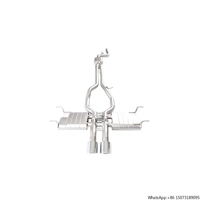 

Высококачественный глушитель с выхлопным патрубком и управлением клапаном жестами, двойные насадки для F Type 2.0 Catback