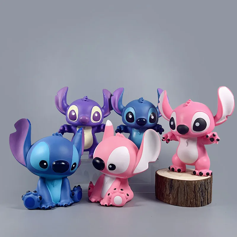 Stitch, Alien Baby, ฟิกเกอร์อนิเมะ, ของเล่นตุ๊กตา 3 มิติ, เครื่องประดับโต๊ะอินเทรนด์, ของที่ระลึก, ของขวัญวันเกิด