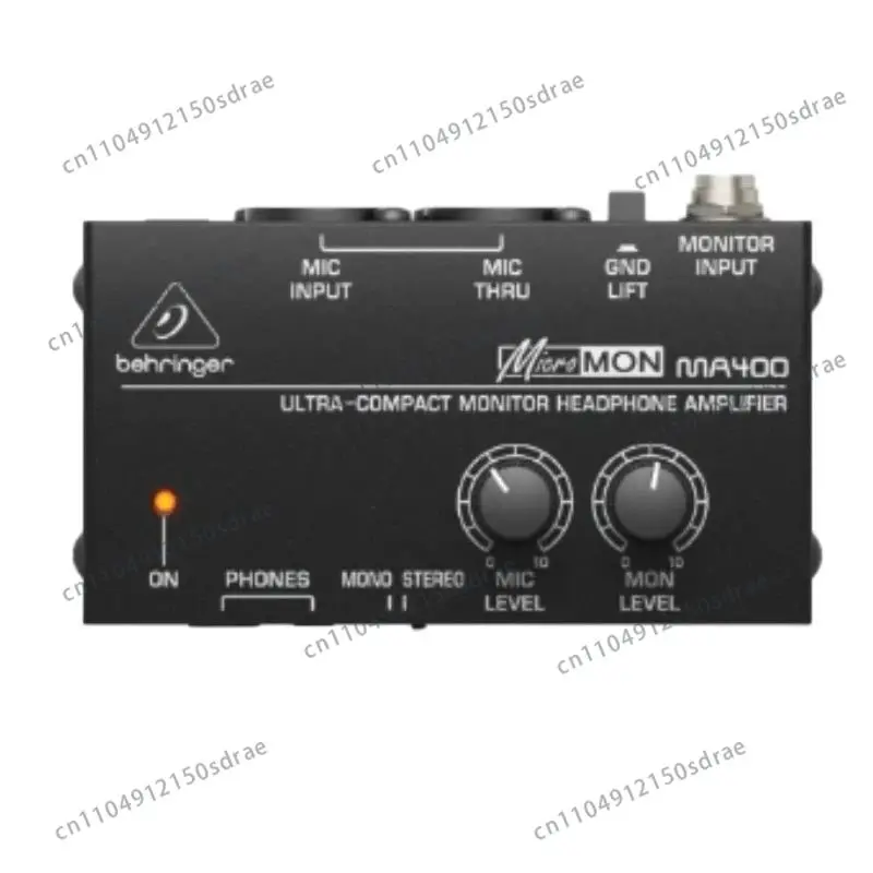 Amplificador de Fones de Ouvido Ultra-Compacto BEHRINGER MA400 para Aplicações em Estúdio e Palco