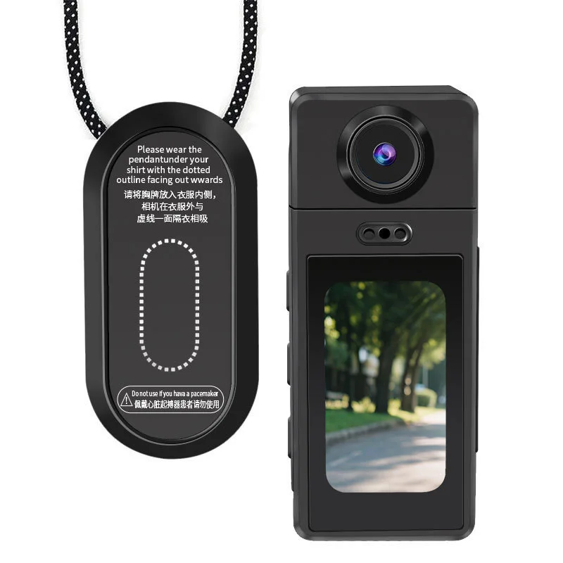 Magnetische Mini Sportkamera, tragbare Daumenkamera, 1080p, Halsband-Clip, Outdoor Fahrrad-Action-Cam, Bewegungserkennung