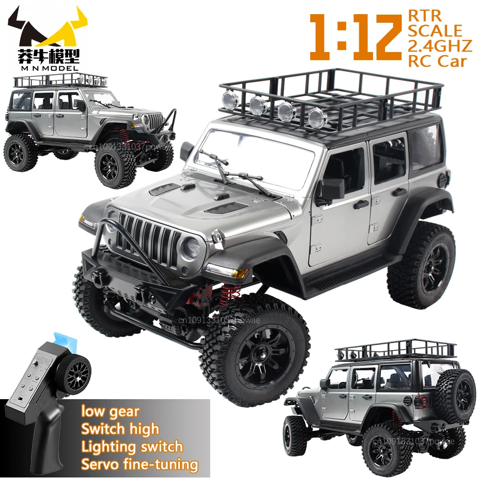 

MN MODEL 1:12 Diving Four-wheel Drive Remote Control Wading Off-road Car Rock Crawler All Terrain Vehicle Climbing Truck Toy