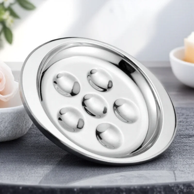 

Stainless Steel Oyster Pan Snail Escargot Baking Dish Home Cooking Tray Serving Platter Tableware Use