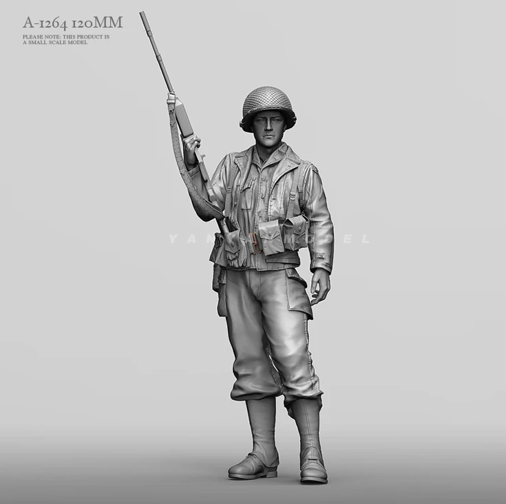 

120mm Resin model kits figure colorless and self-assembled A-1264