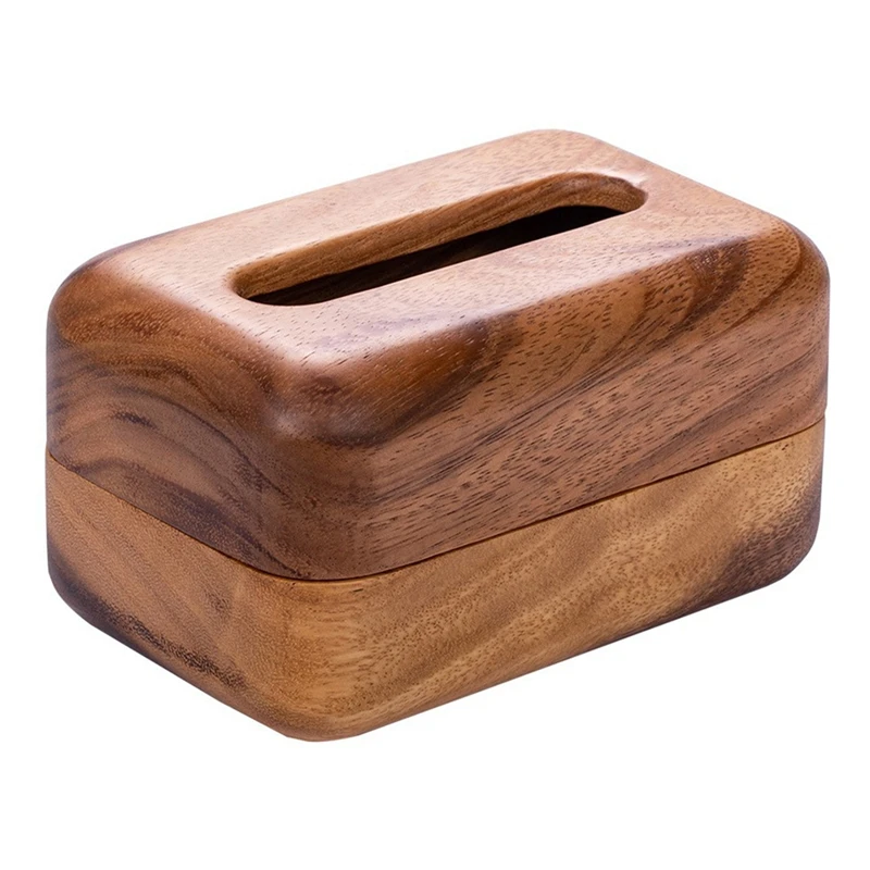 

Wooden Tissue Boxes Bread-Shaped Tissue Storage Box Napkin Case Tissue Holder Napkin Holder Ornaments Crafts For Table