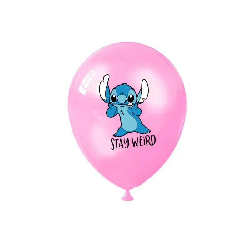 Ballon en Latex Thème Dessin Animé Disney Stitch, Décoration de ixd'Anniversaire pour Enfants, Fournitures de Réception-Cadeau pour Bébé, Cadeaux Mignons