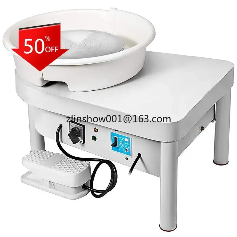 

25CM 350W DIY Pottery Wheel Machine 9.8" Forming Machine Electric Table Top Ceramic Clay Wheel for Ceramics Clay Art