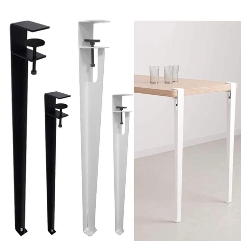 

Non-punching table legs metal bracket feet movable lifting wrought iron support legs support frame square brac