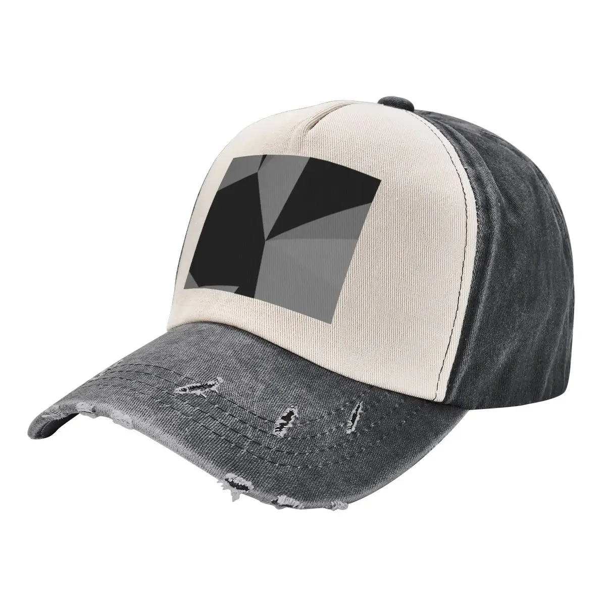 Black and White Cubist Design Baseball Cap birthday New In Hat Trucker Cap Hip Hop Man Women's