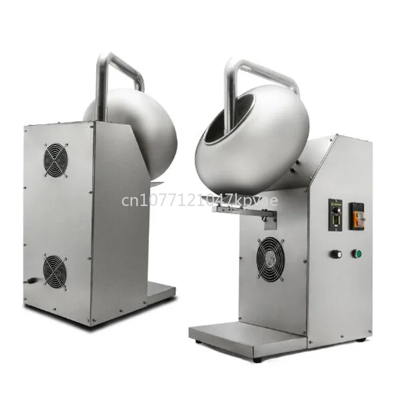 Steel Candy Coating Machine Nut Peanut Candy Rolling Sugar Machine 220V  Peanut Chocolate Sugar Coating Machine Stainless