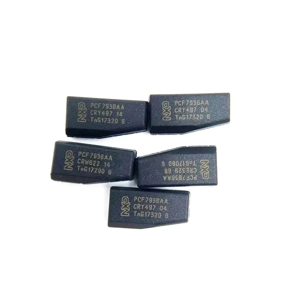 10pcs/lot Original PCF7936AA ID46 Transponder Chip T19 7936AA Unlock ID 46 PCF7936 (update of PCF7936AS) Blank Carbon Auto Chip