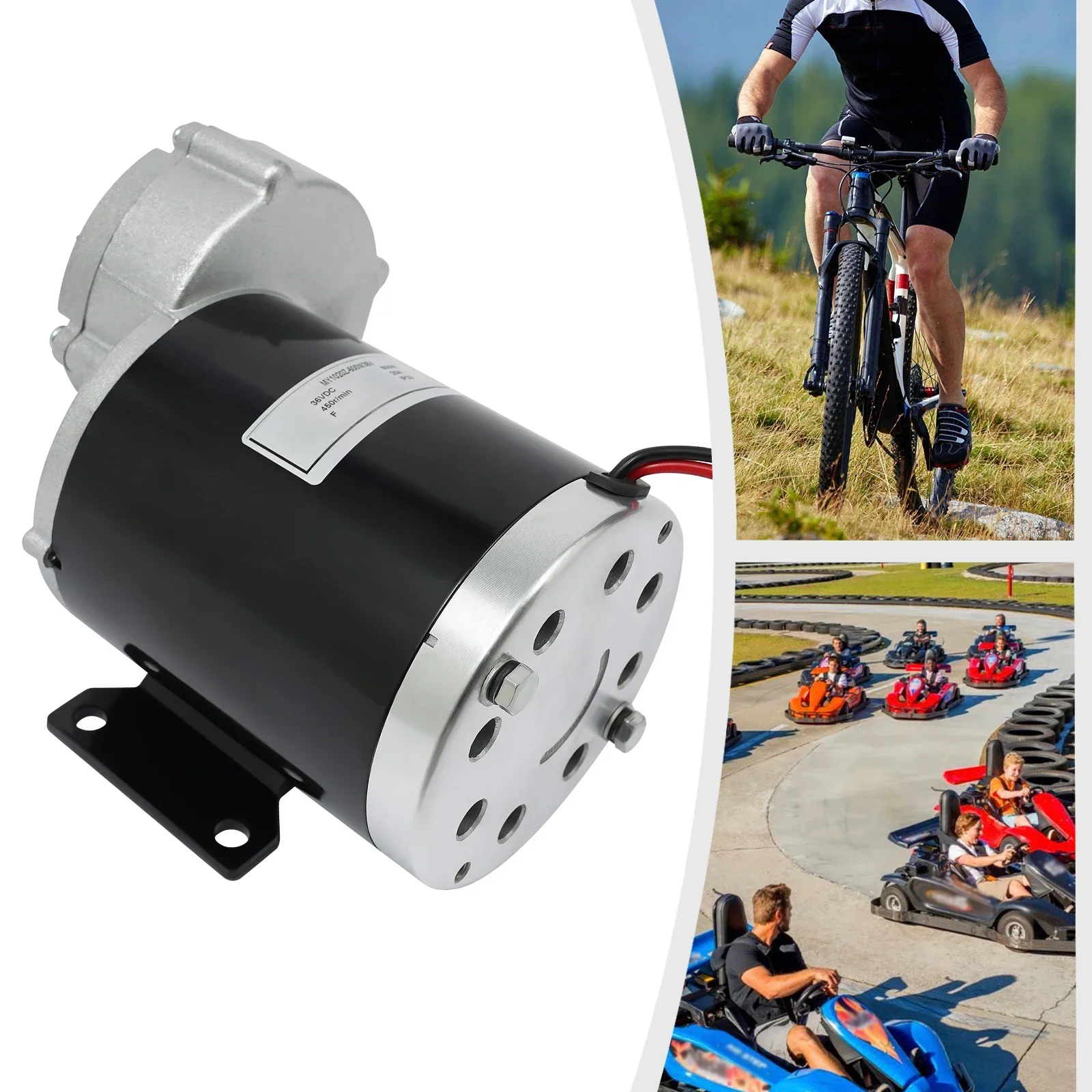 Www مادة ممتازة 600 واط تخفيض المحرك الكهربائي 36/24 فولت تيار مستمر قدرة تحميل عالية أداء ممتاز