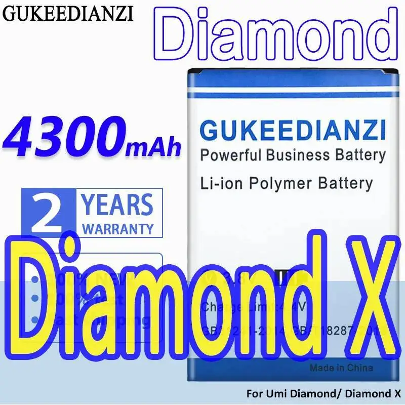 

4300 мАч для Umidigi Umi Diamond X Safe аккумулятор для мобильного телефона хорошая низкотемпературная производительность