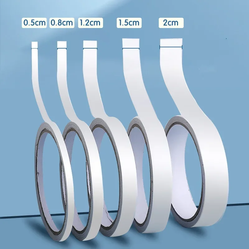 

1pc Double Side Tape Simplicity Transparent Thin High Viscosity Double Sided Tape Non-woven Adhesive Tape Scrapvooking Supplies