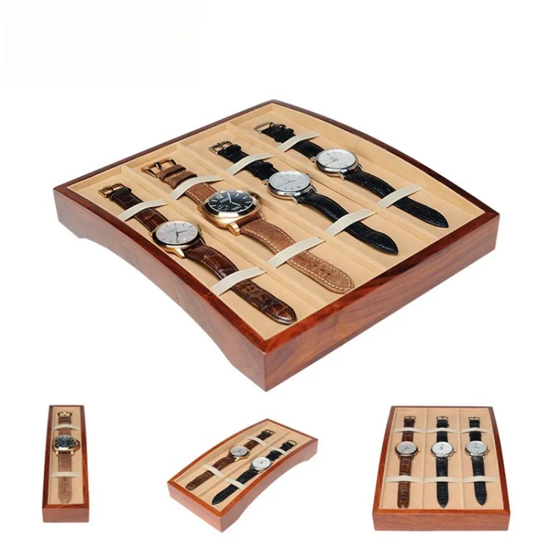 

Watchmaker Watches Display Tray Counter Watches Showcase Pallet Household Watch Case Storage Salver Wrist Watch Collection Boxes