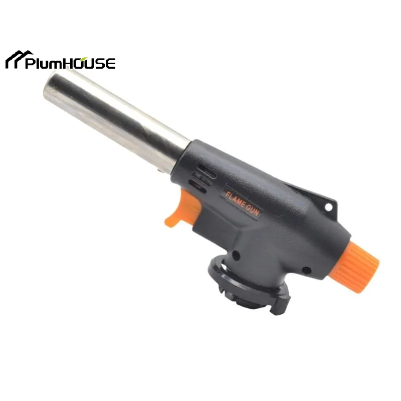 Camping Gas  Torch Welding Adjustable Flame BBQ Cooking Piezo Ignition Outdoor Durable Windproof Design