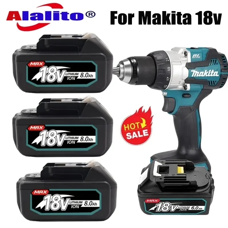 Batería de litio de repuesto para Makita, Original, 18V, mejorada, 2024, BL1860, BL1850B, BL1850, BL1840, BL1830, BL1820, BL1815, LXT-400