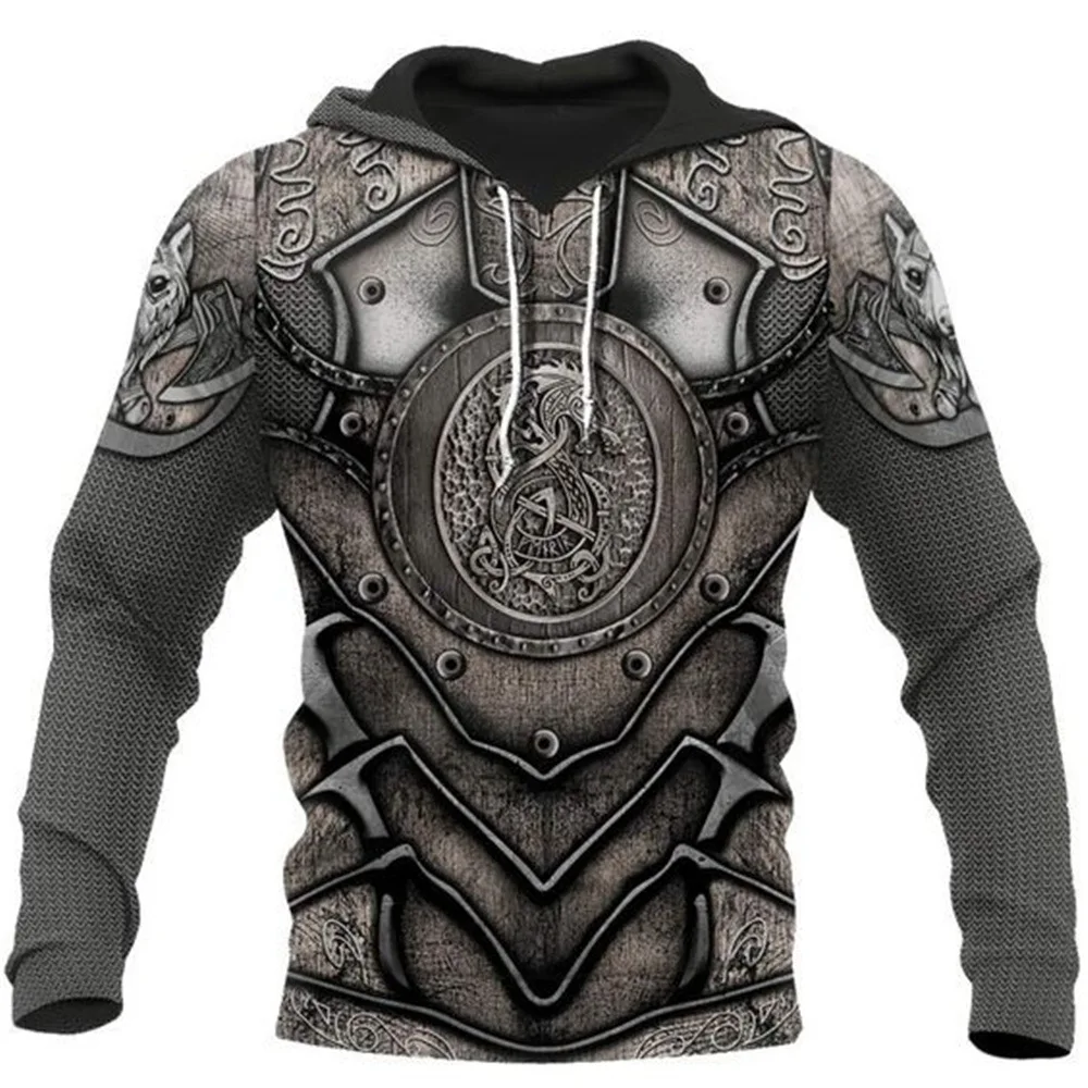 3D Mechanical printing Graphic Pattern Hooded Hoodie Pullover Personality Men women Fashion Sweatshirts Pullover