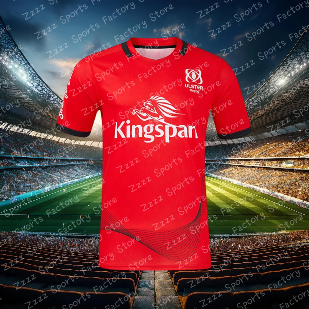 New Arrival 2024 Ulster 24/25 Rugby Jersey Adults Kids Summer Sportswear Rugby Training Child Clothes Short Sleeve Men's T Shirt