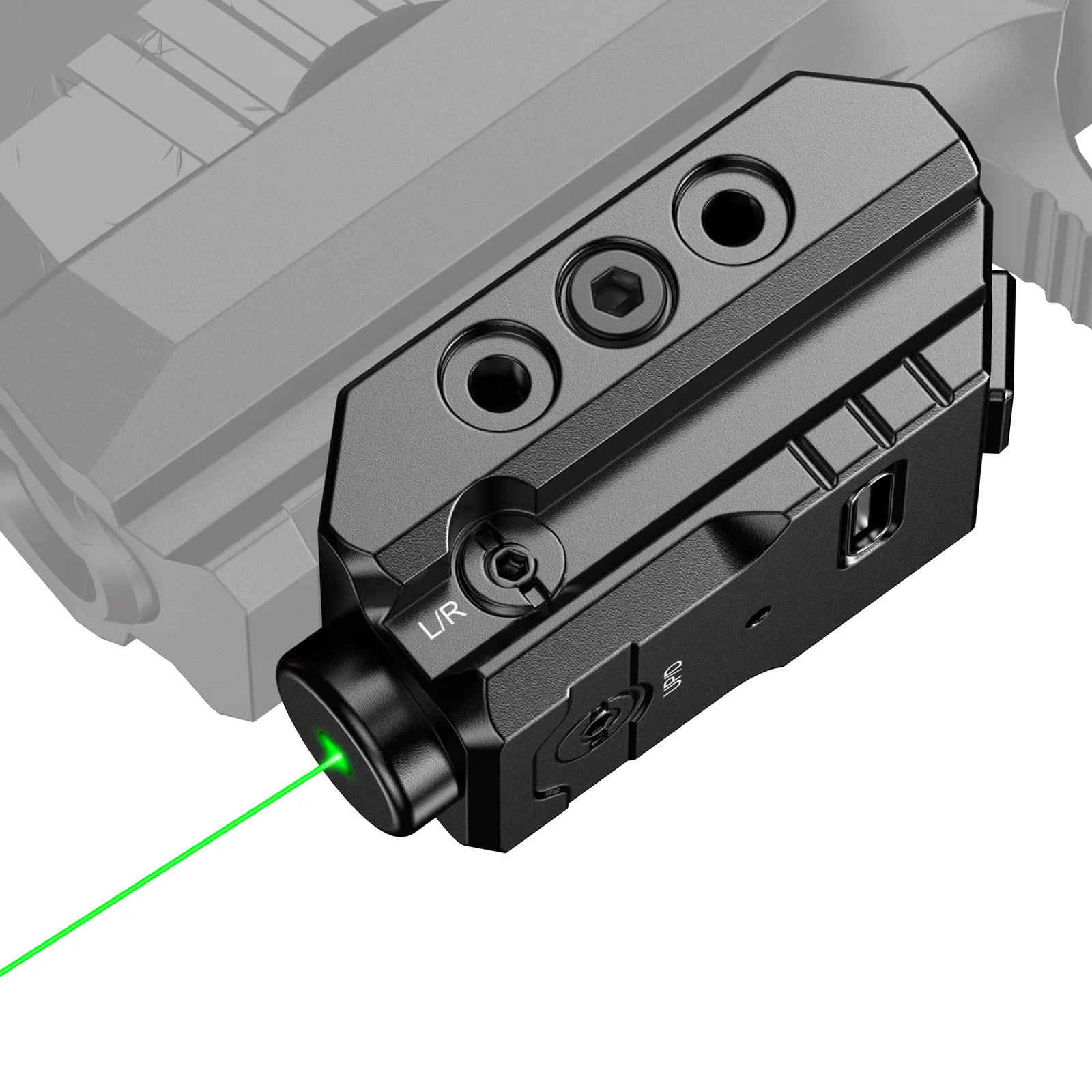Tool-Free Windage & Elevation Adjustment - Easily calibrate for precise pointing accuracy with accessible external controls.