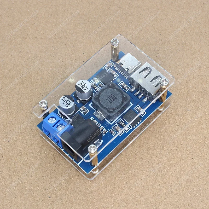 وحدة شحن تنحى PD3.0 USB + C ثنائي المنفذ 9V12V24V لأجهزة Apple Qualcomm QC Huawei OPPO شحن سريع #1