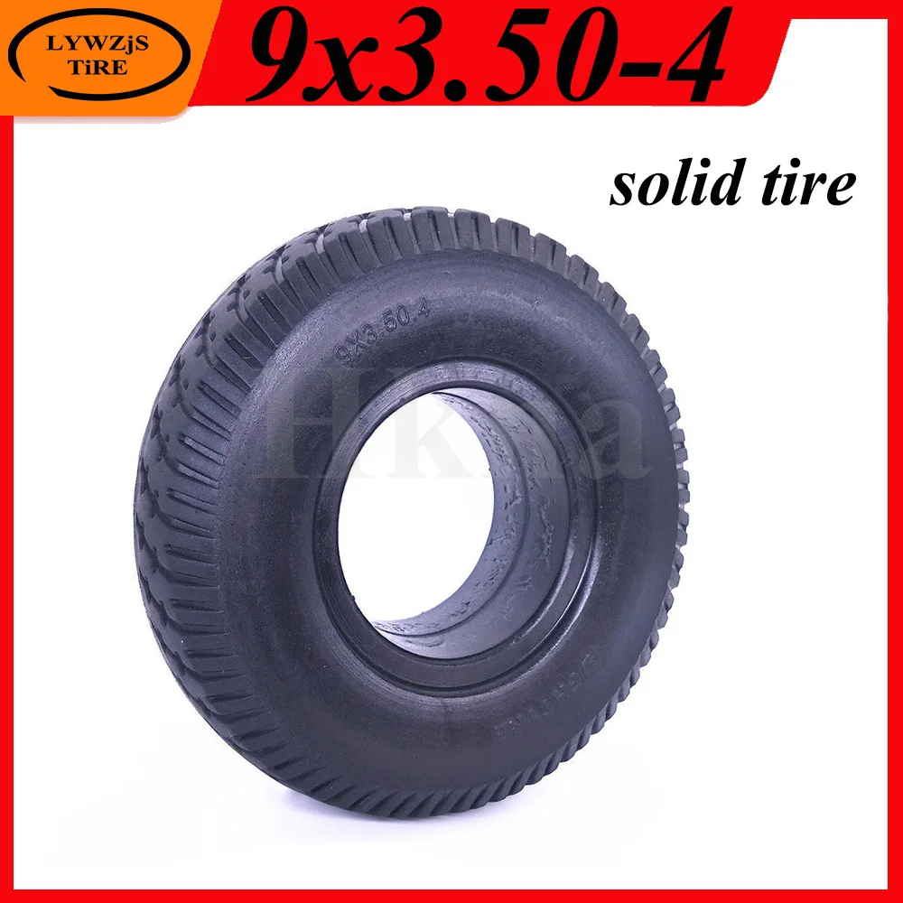 

Explosion Proof 9x3.50-4 Solid Tire for Gas Scooter Skateboard Pocket Bike Electric Tricycle 9*3.50-4 Solid Tubeless Tyre Parts