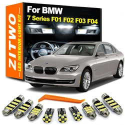 ZITWO 27Pcs Complete LED Interior Map Reading Door Trunk Light Sun Visor Bulb Kit For BMW 7 Series F01 F02 740 750 760 2009-2015