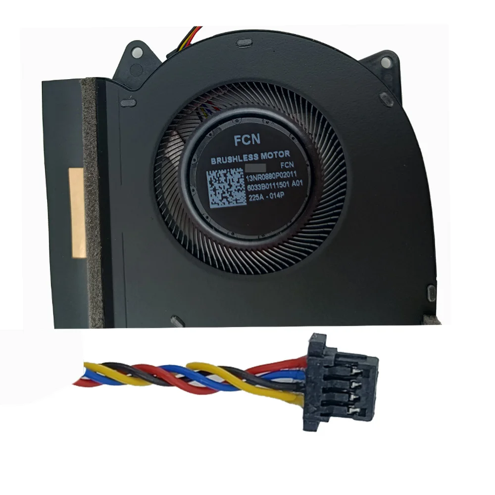 Ventilador de refrigeração para laptop, para asus rog g513rm g713rs g713rw g713rm g513rx cpu gpu cooler fan 13nr0880p02011 fppm 13nr0880p01011 fpp