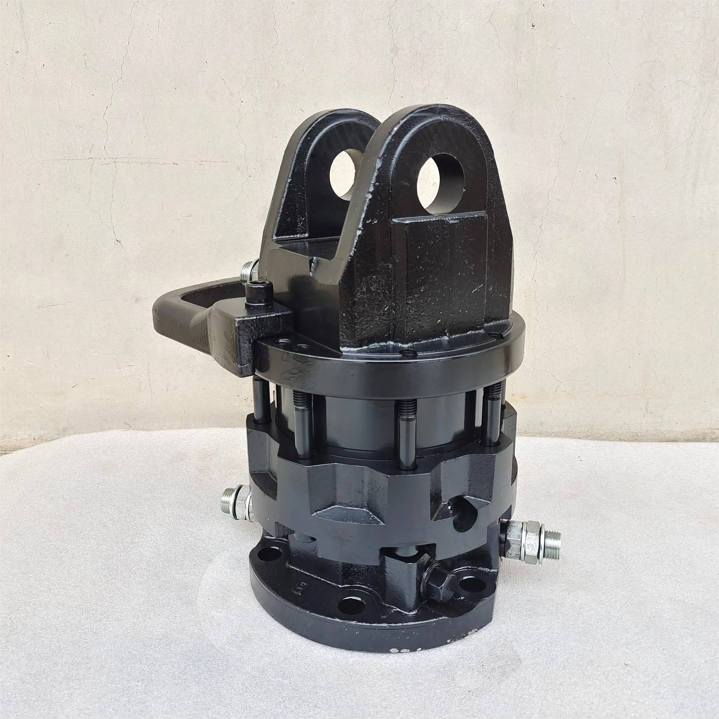 Flange Connection Heavy Duty Timber Loading Gear 360 Degree Infinite Rotation Quality Hydraulic Rotator