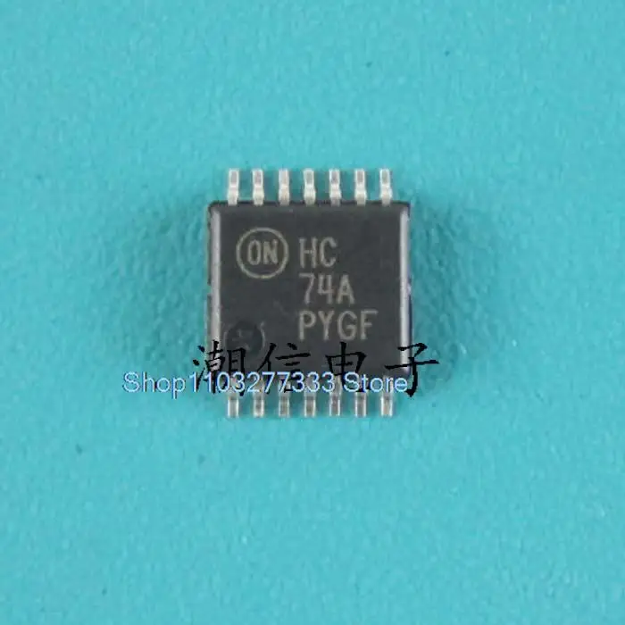 10PCS/LOT  HC74A MC74HC74A   TSSOP-14