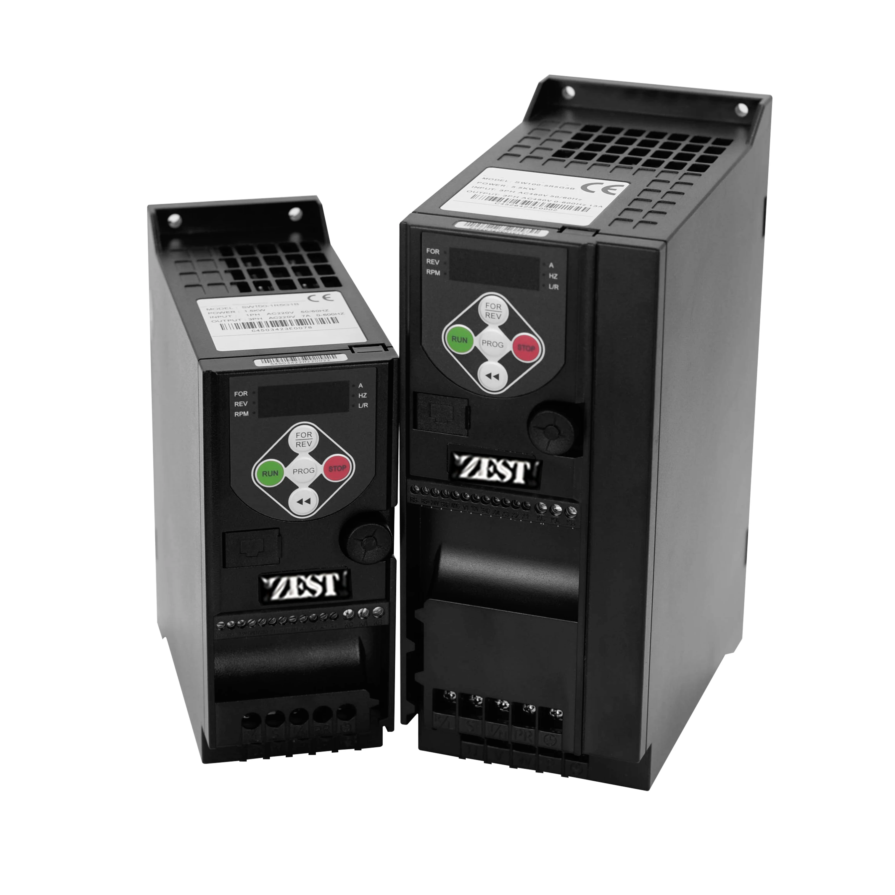 Variable Frequency Inverter 0.4KW-2.2KW Single/Three Phase 220V 380V VFD AC Drive Vector Control  RS485  for Speed Control