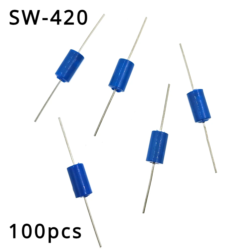 100Pcs HDX-2 SW-420 Normally Closed Highly Sensitive Vibration Sensor Vibration Switch