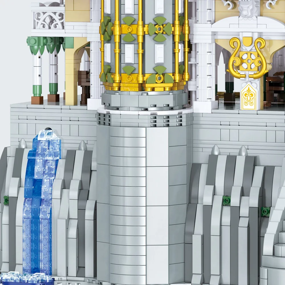 5836 قطعة برج الطاقة اللبنات وادي الشفق نموذج سطح المكتب الديكور الطوب لغز لعب للأطفال أطفال هدية