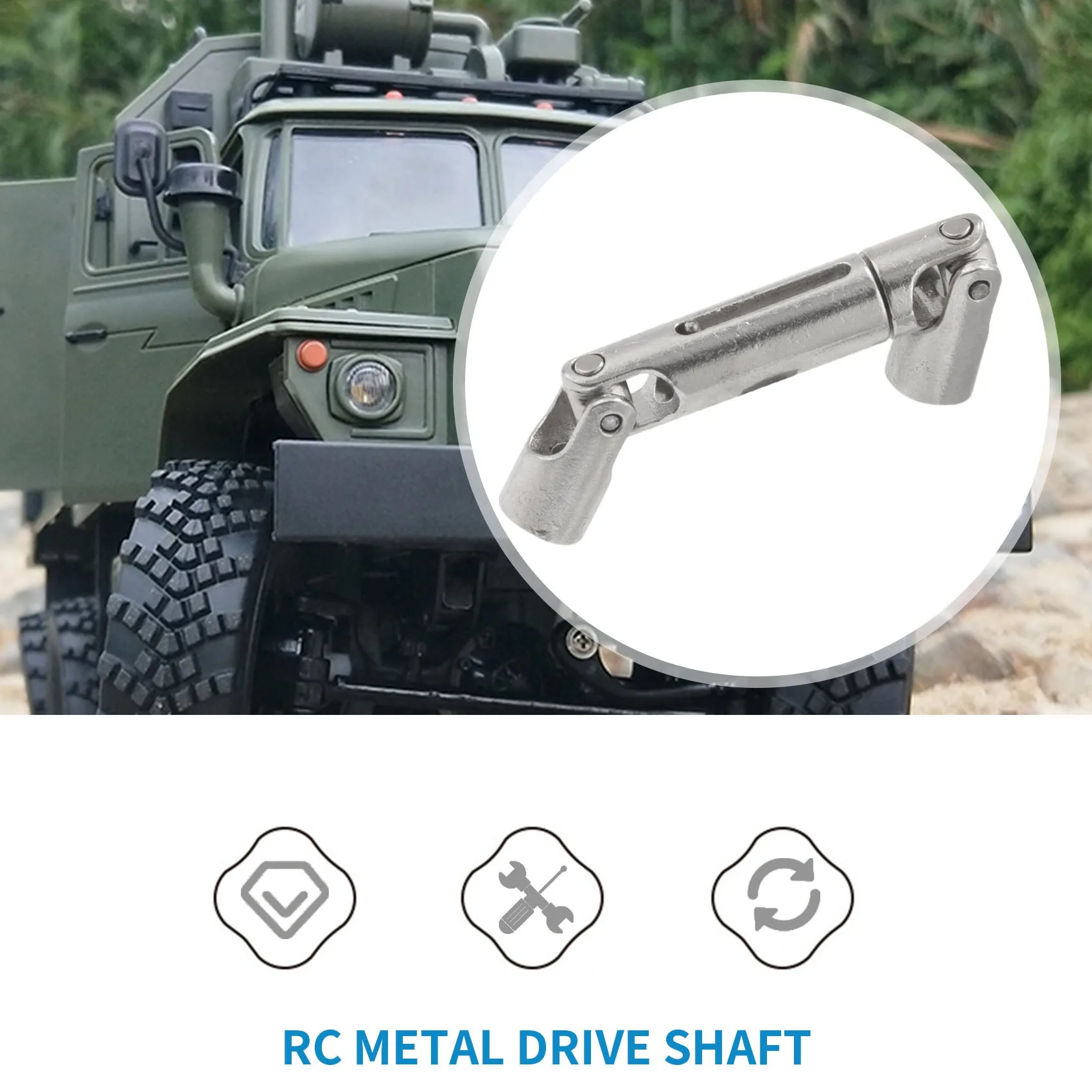 

A330 New Upgrade Metal CVD Drive Shaft for WPL D12 C24 C34 B14 B24 B16 B36 MN D90 MN99S HengLong RC Car Parts Accessories